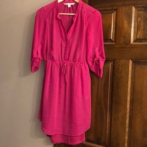 LC Lauren Conrad Fuchsia High Low Dress